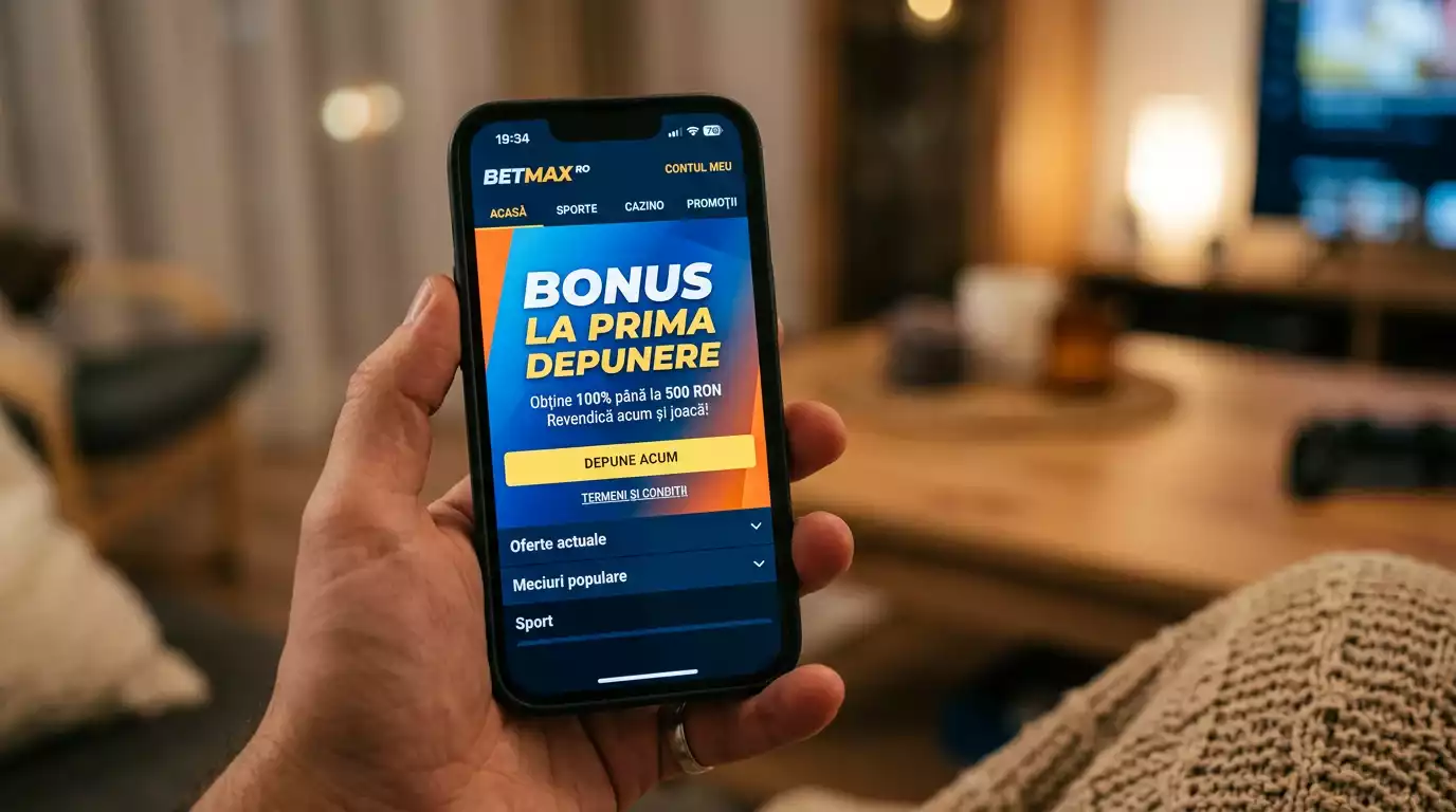 Ofertă bonus la prima depunere prin Apple Pay sau Google Pay la o casă de pariuri